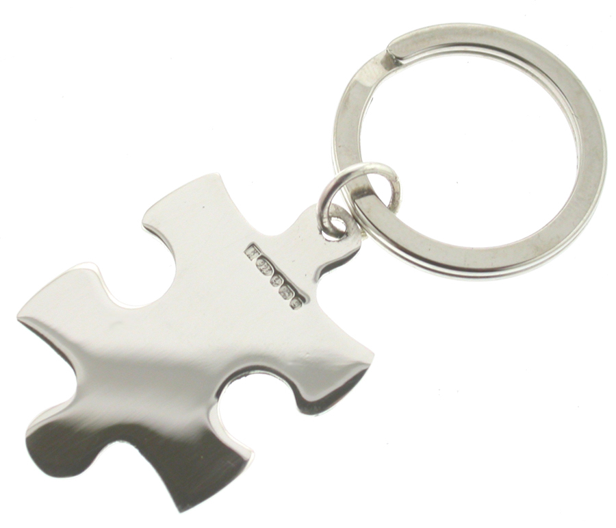 puzzle piece keychain